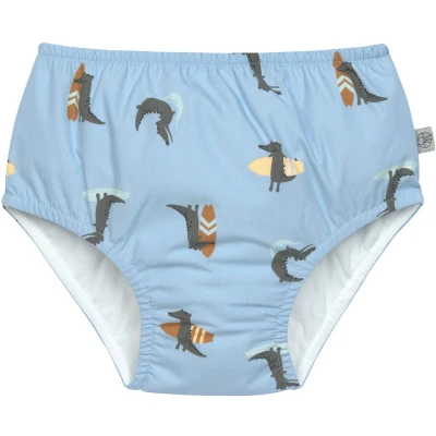 Afbeelding van Lässig SPF Zwemluier Crocodile sky blue, 13 18 maanden maat 86