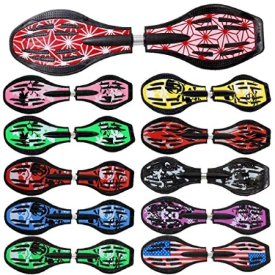 Afbeelding van FunTomia Waveboard Original Mach1 kogellagers incl. tas en CD (verschillende kleuren designs) (rood wit)
