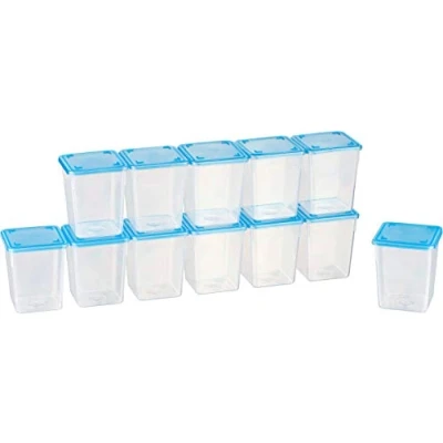 Afbeelding van MiraHome Kigima Mini vriesdozen, 0,25 l, rechthoekig, 6,5 x 8 cm, 12 stuks