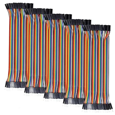 Afbeelding van AZDelivery 5 x Jumper Draadkabel 40 stuks per 20 cm F2M Vrouwelijk naar Man compatibel met Arduino en Raspberry Pi Inclusief E Book!