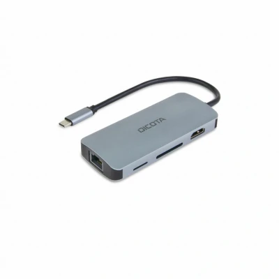 Afbeelding van DICOTA D32062 interface hub USB Type C Zilver