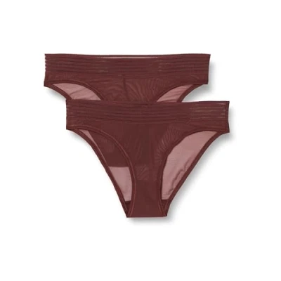 Afbeelding van Triumph 2P Tempting Sheer Highleg Tai Donkerbruin polyester Large Dames