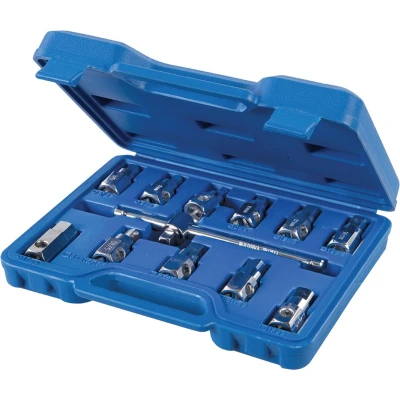 Afbeelding van Silverline 12 delige universele oliepluggensleutelset 8 17 mm