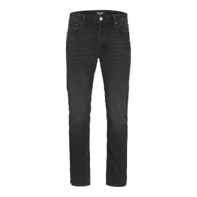 Afbeelding van Jack &amp; Jones Jjimike Jjoriginal Straight leg jeans, Heren, Maat: 42x30, Black denim