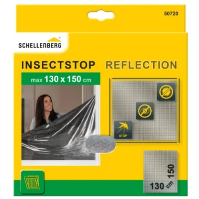 Afbeelding van Schellenberg 50720 REFLECTION, reflecterend horrengaas 130 x 150 cm, Antraciet