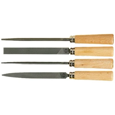 Afbeelding van C.K Magma, Raspen + Vijlen, Sleutelvijlenset 4 stuks T011 (230 mm)