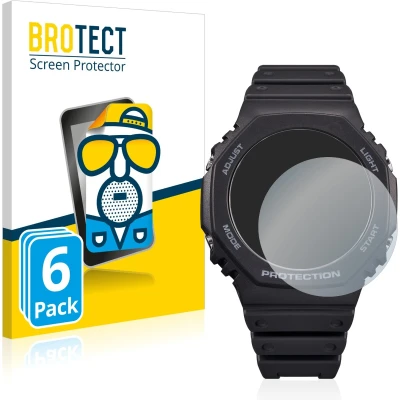 Afbeelding van BROTECT Screenprotector voor Casio G Shock GA B2100 Folie Beschermfolie matte (6 Stuks)