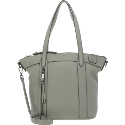 Afbeelding van FREDsBRUDER Leren Schoudertas Bestie Shopper Leaf Kaki