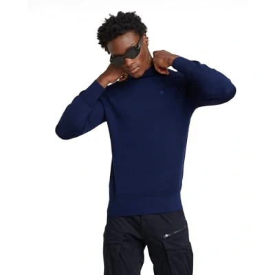 Afbeelding van G Star Premium core mock knit Heren Truien