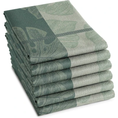 Afbeelding van Theedoek DDDDD Monstera Laurel (set van 6)