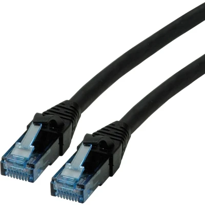 Afbeelding van Netwerkkabel Cat6a U/UTP 7.5 meter (100% koper, LSZH, Zwart)