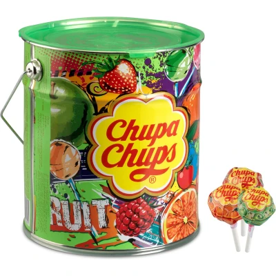 Afbeelding van Chupa Chups Lolly&#039;s Fruit Blik 150 Stuks