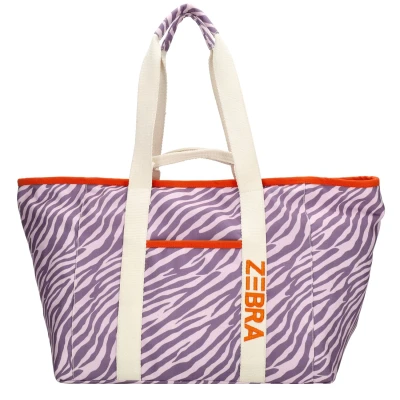 Afbeelding van Zebra Trends Elise Strandtas Natgoedvak Ritsvak Praktisch Stijlvol Lila