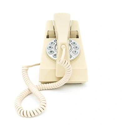 Afbeelding van GPO 1960PUSHIVO Telefoon Trim retro jaren ‘60, druktoetsen, creme
