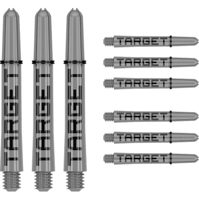 Afbeelding van TARGET PRO GRIP TAG GREY &amp; BLACK BAGGED SHAFT SET OF 3 SHORT