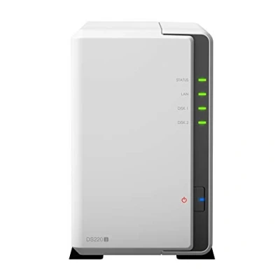 Afbeelding van Synology DS220j 2 Bay Diskstation NAS Realtek RTD1296 512MB Ram 1xRJ 45 1GbE LAN Port Bundle met x 4TB WD RED Plus HDD WD40EFZX 68AWUN0