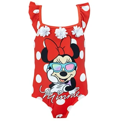 Afbeelding van Disney Meisjes Minnie Mouse Badpak Rood 110