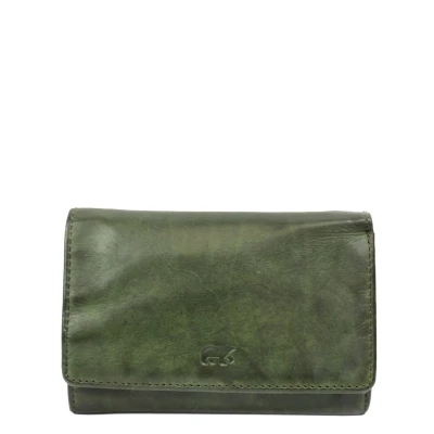 Afbeelding van Bear Design Cow Lavato Diana Portemonnee Green