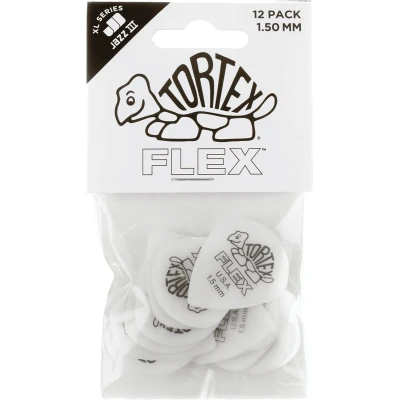 Afbeelding van Dunlop 466P135 Tortex Flex Jazz III XL Pick 1.35 mm plectrumset (12 stuks)
