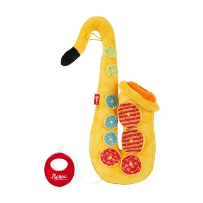 Afbeelding van SIGIKID 42775 Muziekdoos Saxofoon Play &amp; Cool Meisjes en Jongens Babyspeelgoed Aanbevolen vanaf de geboorte geel/meerkleurig