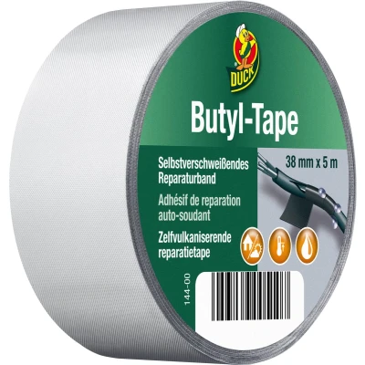 Afbeelding van Isolatietape Duck 5 meter (Butyl tape, Zelfvulkaniserend, Binnen/Buiten, 38 mm)