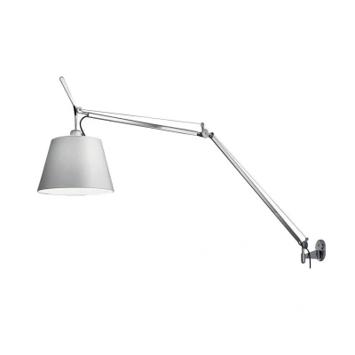 Afbeelding van Artemide Tolomeo Mega Wandlamp Retrofit Schakelaar Alu Grijs Satijn 32