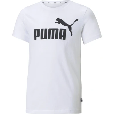 Afbeelding van PUMA Jungen, ESS Logo Tee B T Shirt, Weiß, 152