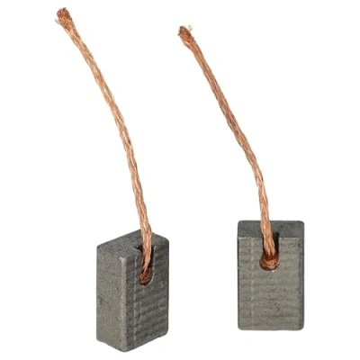 Afbeelding van vhbw 4 x koolborstels 12 7,9 4,9 mm, compatibel met Ambrogio L60, L30, L85 Evolution, L210, L50, Alex, L200 robotmaaier