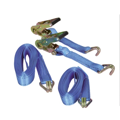 Afbeelding van Spanband met ratelgesp en haken 38mm x 6.0m, 1000 kilo, 2 stuks
