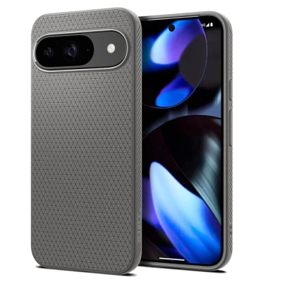 Afbeelding van Spigen Liquid Air Hoesje Geschikt voor Google Pixel 9 / Pro Back Cover Flexibel TPU Grijs