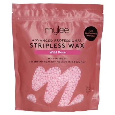 Afbeelding van Mylee Advanced Striploze Wax 500g Wild Roos Geur Harde Waxsparels voor Ontharing Gezicht, Lichaam, Bikini en Intiem Ontharen Geschikt Dames Heren