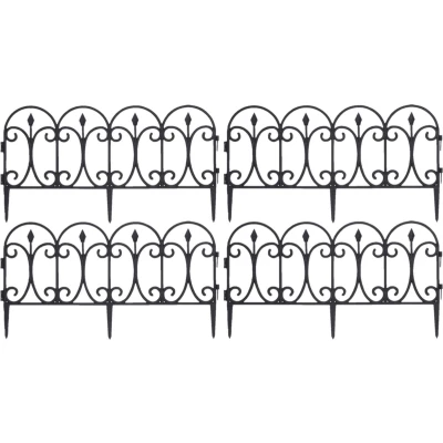 Afbeelding van Premium Borderomheining 60 x 30 cm 4 stuks