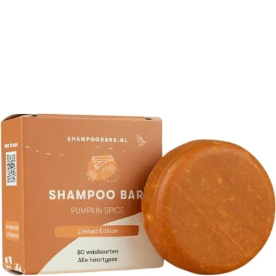 Afbeelding van Shampoo Bar Pumpkin Spice Handgemaakt in Nederland Plasticvrij 100% biologisch afbreekbare verpakking