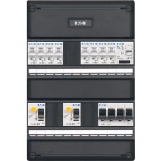 Afbeelding van Eaton 3 fase groepenkast 8 lichtgroepen 16A, achter 2 x 30ma +