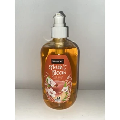 Afbeelding van 15x Sence Pompje Handzeep Splash to Bloom Peach 500 ml
