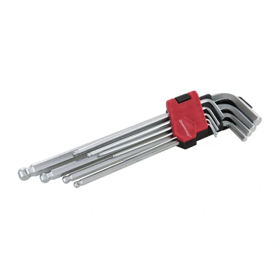Afbeelding van Silverline 9 delige balkop zeskantsleutel set, Expert 1,5 10 mm
