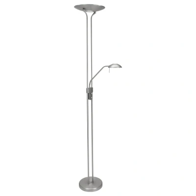 Afbeelding van Mexlite Vloerlamp Biron H 180 cm DIM mat chroom