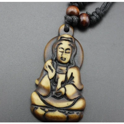 Afbeelding van Wellness House Veterketting Buddha XL Ketting Meditatie Unisex Koordketting