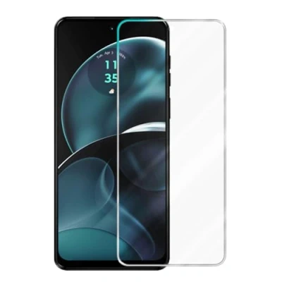 Afbeelding van Cadorabo Screenprotector geschikt voor Motorola Moto G14 Pantser film Beschermende in KRISTALHELDER Geharde (Tempered) display beschermglas 9H hardheid met 3D Touch