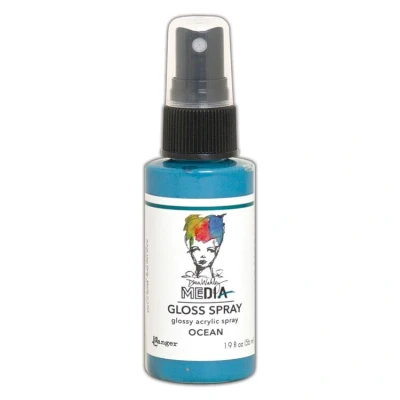 Afbeelding van Ranger Dina Wakley MEdia Gloss Sprays Ocean 1.9 oz (MDO68549)