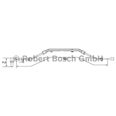 Afbeelding van Bosch ABS sensor 0 265 001 276