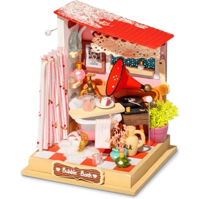 Afbeelding van Robotime Rolife Bubble Bath DS018 Badkamertje Knutselen DIY Miniatuur Hobby