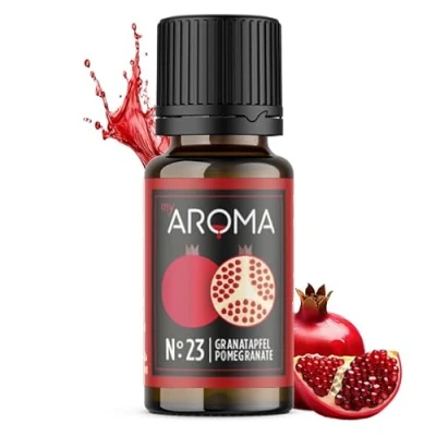 Afbeelding van myAROMA, nr. 23 (granaatappel, 10 ml), zuiver natuurlijk aroma, smaakdruppels voor water en cocktails, levensmiddelaroma koken bakken, suikervrij