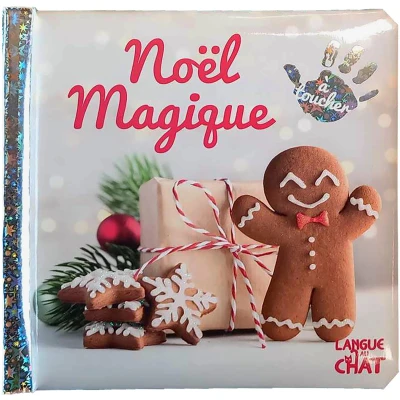 Afbeelding van bébé touche à tout Noël magique Livre matières Imagier photo avec toucher Dès 12 mois