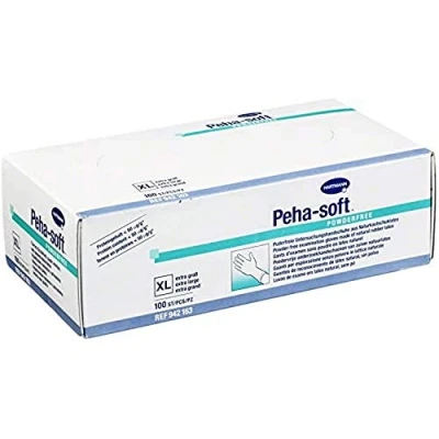 Afbeelding van Hartmann 942163 handschoen latex Peha Soft SP NST TXL 100 stuks
