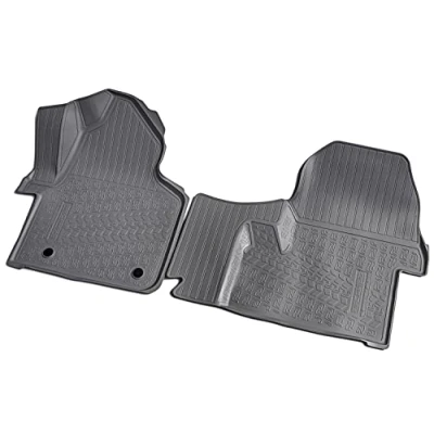 Afbeelding van Recambo 3D rubberen vloermatten, compatibel met Mercedes Sprinter W907, bouwjaar vanaf 2018, rand, zwart
