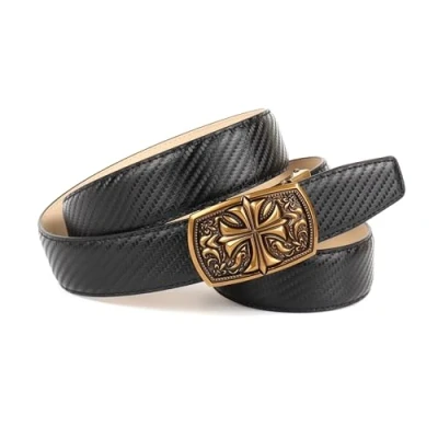 Afbeelding van Anthoni Crown heren riem, zwart, 110