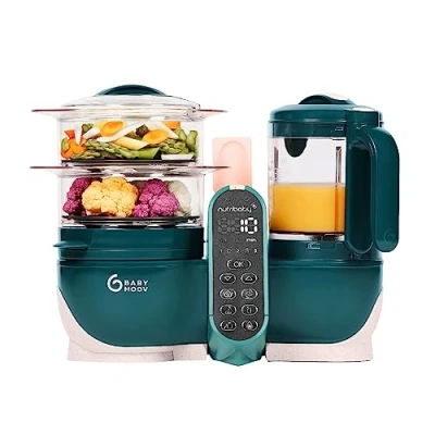Afbeelding van Babymoov Keukenrobot Nutribaby+ Opal Green