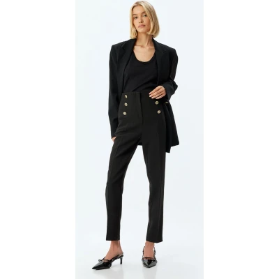 Afbeelding van Hoge taille wortel Broek