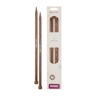 Afbeelding van KnitPro 35 cm x 10 mm Symfonie enkele puntige naalden, meerkleurig